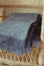 Mohair Decke "Indigo"