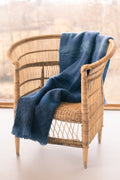 Mohair Decke "Indigo"