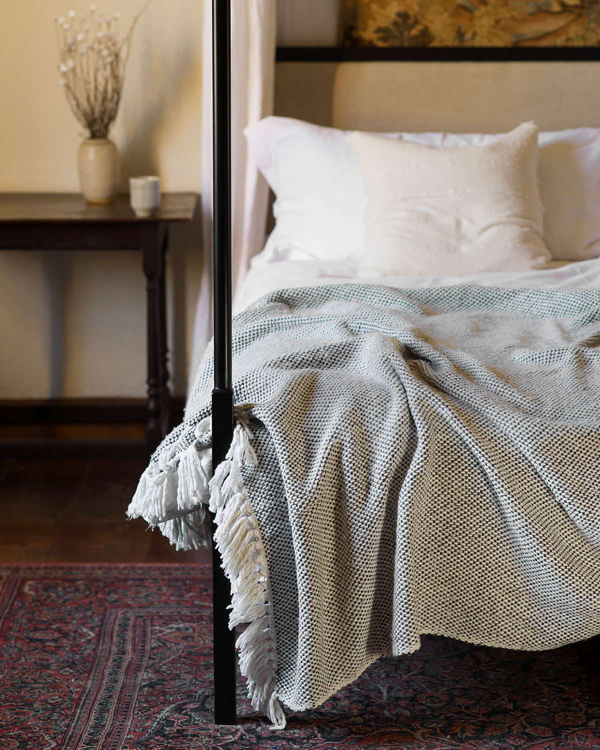 Dickgewebte Decke "Elli"