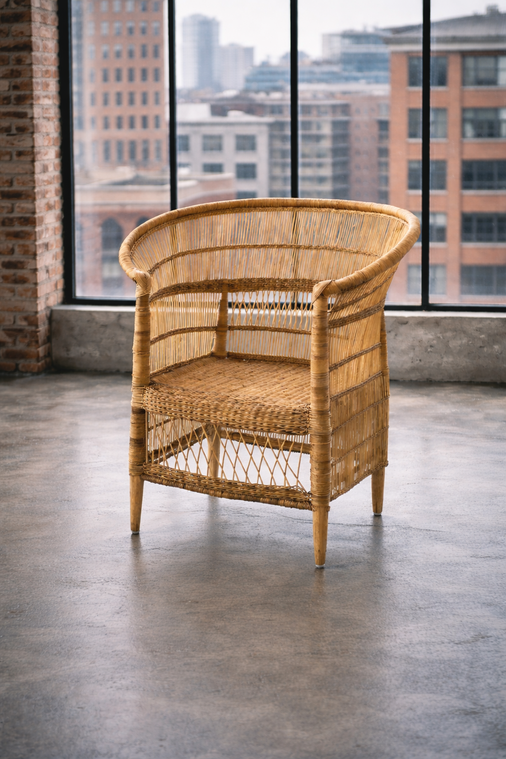 Malawi Rattan Stuhl