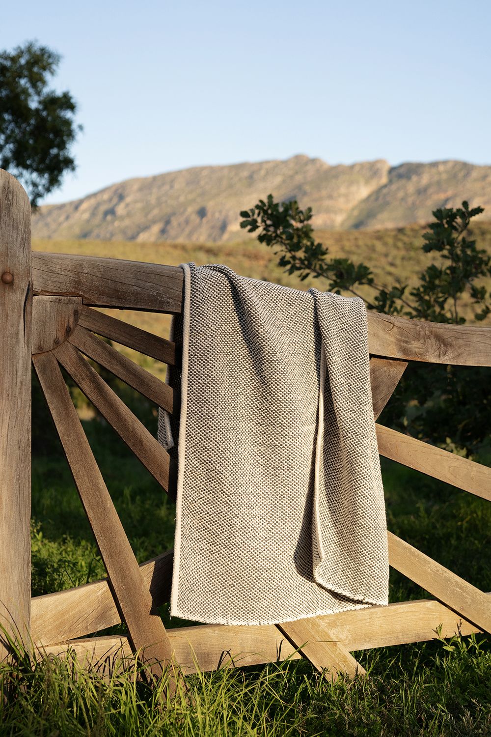 Kniedecke "Anna" anthrazit