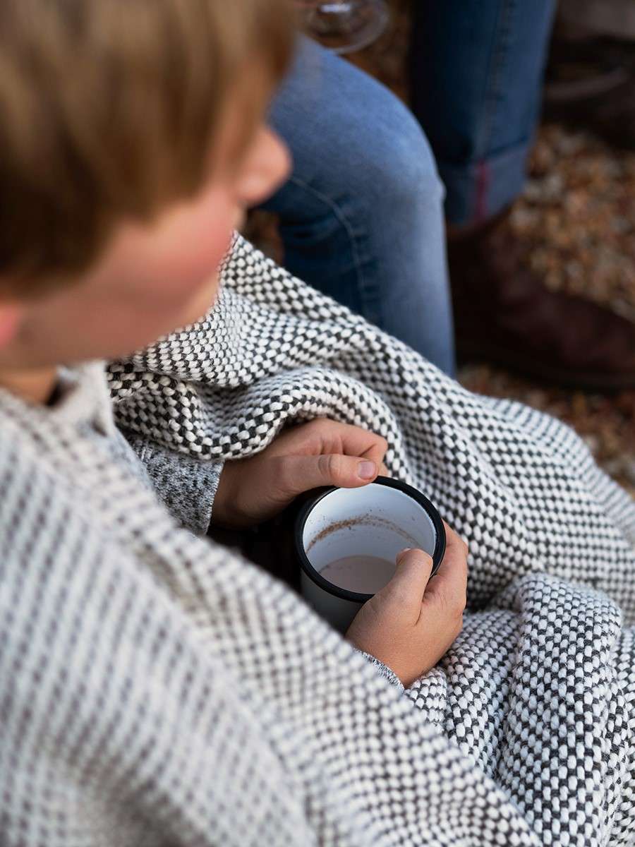 Dickgewebte Decke "Elli"